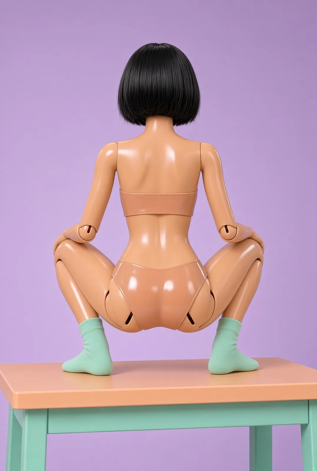 AI-generated fictional adult image: A different angle — composition 02