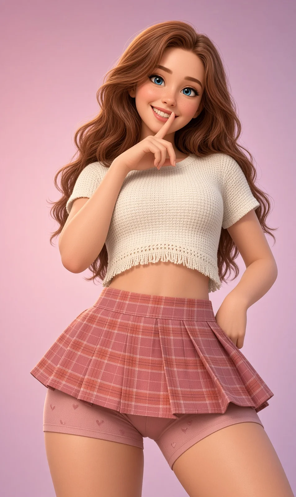 AI-generated fictional adult image: Illustrated daydreams — composition 03