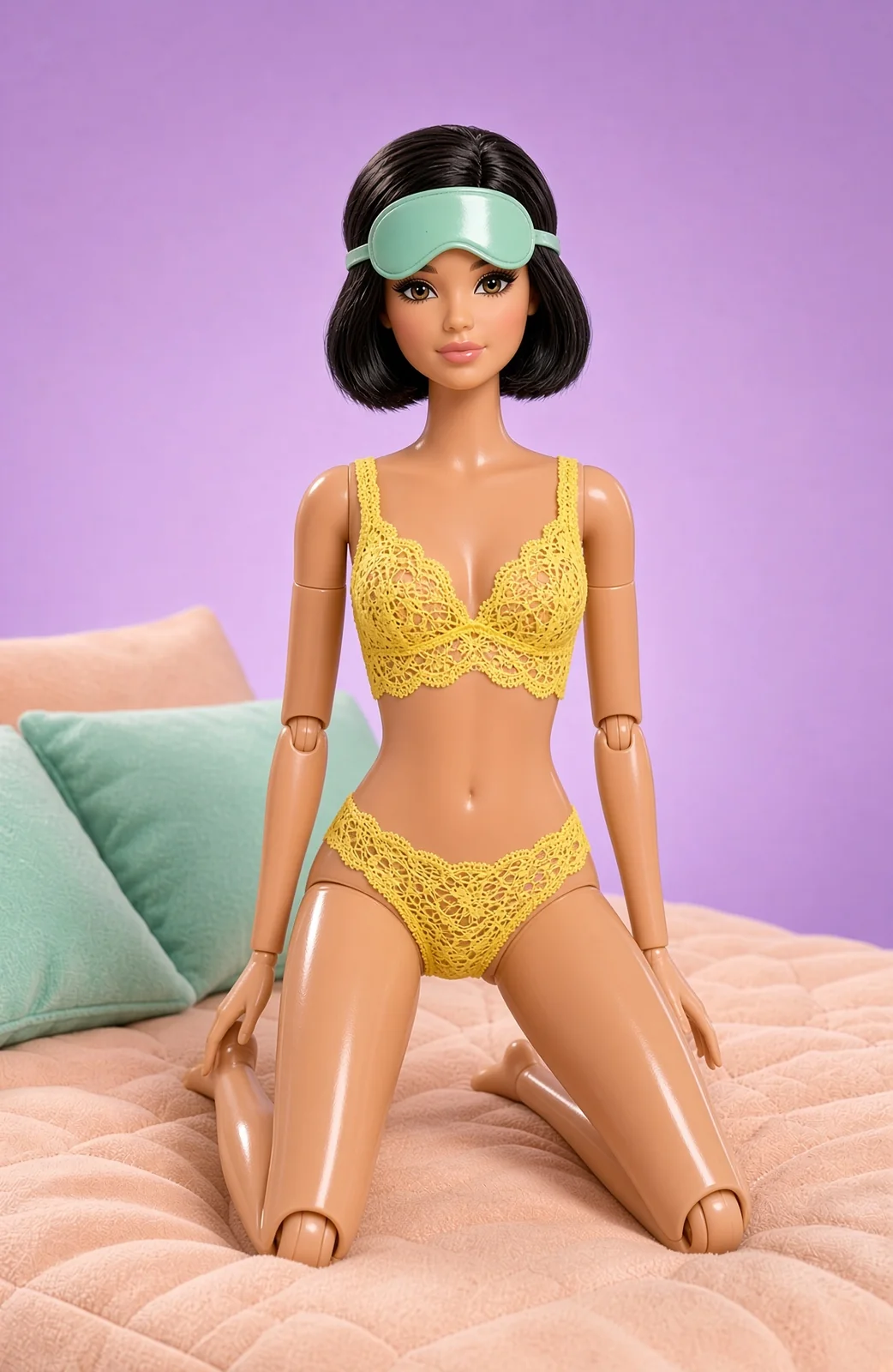 AI-generated fictional adult image: Soft mornings — composition 07