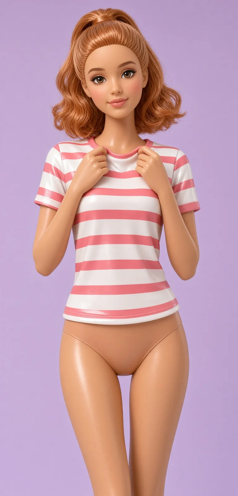 AI-generated fictional adult image: Unexpected moments — composition 09