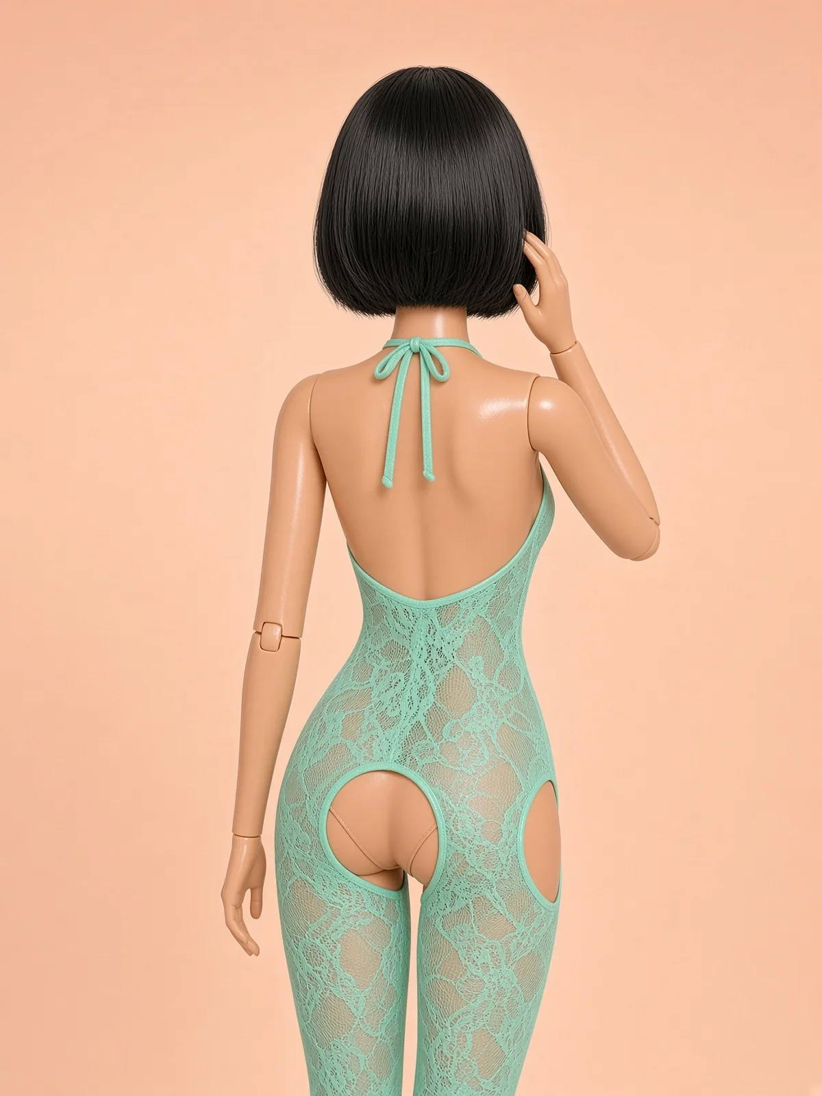 AI-generated fictional adult image: Sea glass · I — composition 02