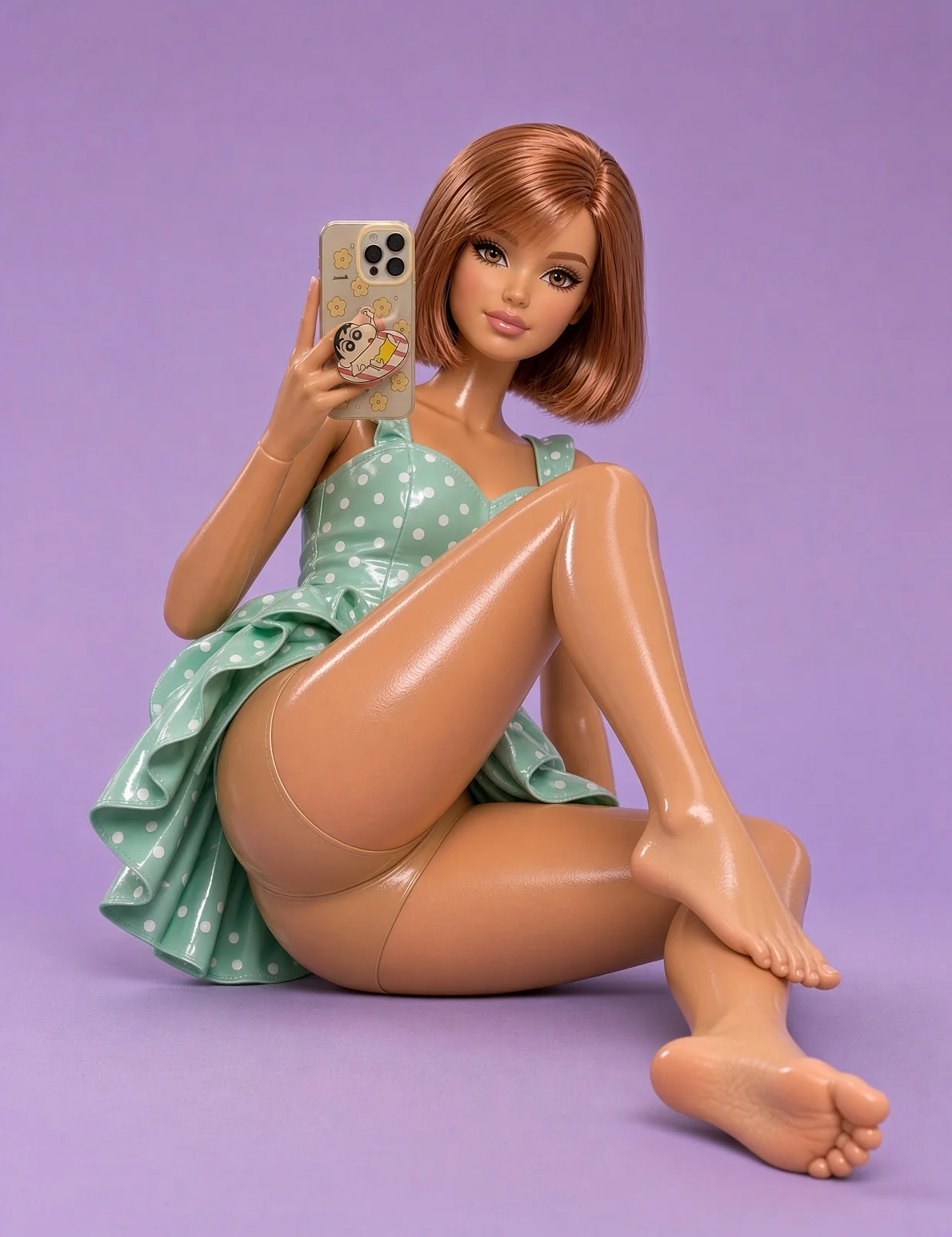 AI-generated fictional adult image: Mirror moments — composition 05